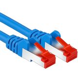 Goobay CAT 6 Patch Cable, S/FTP (PiMF), blue 1 m