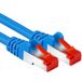 Goobay CAT 6 Patch Cable, S/FTP (PiMF), blue 1 m