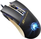 Northix Apedra A5, een optische gamingmuis met hoge precisie en LED-verlichting - 3200 DPI