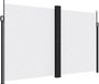 vidaXL Windscherm uittrekbaar 200x1200 cm wit