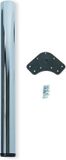 Emuca Tafelpoot, D. 60 mm, verstelbaar 870-890 mm, Staal, Verchroomd