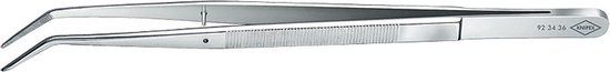 Knipex 92 34 36 Precisiepincet Spits Gebogen 45Â° 155 Mm - Kleurloos