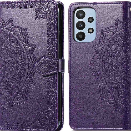 iMoshion Mandala Book Case Samsung Galaxy A23 - Purple