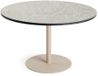 Tierra Outdoor Solea Coffee Table Round Large Trespa Ophira 50x34cm Champagne