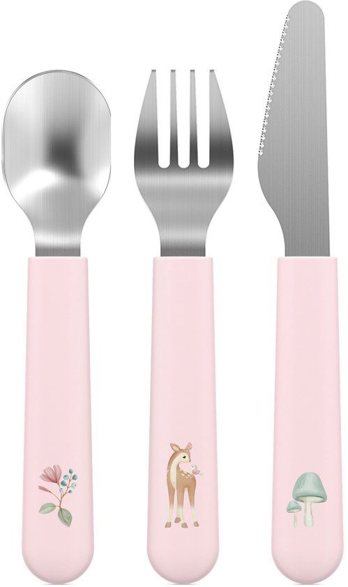Mepal Mio Kinderbestek Little Dutch - 3-delig - Roestvrij staal - Fairy Garden