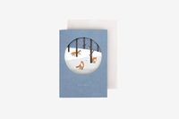 Dailylike Kerstkaart, winter, 10 x 14 cm, inclusief envelop 10 x 14,5 cm.
