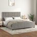 Maison Exclusive - Cadre de lit sans matelas gris clair 160x200 cm velours