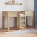 vidaXL Stapelbed voor kinderen, Sonoma eiken, 75 x 190 cm