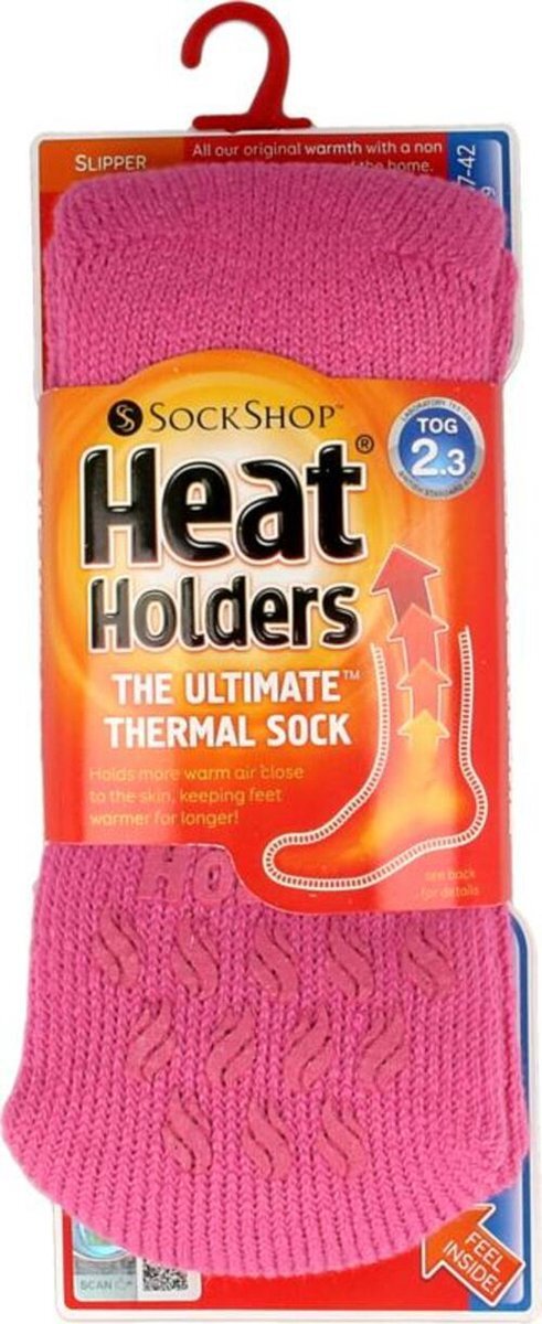 Heat Holders Ladit Slipper Socks 4-8 Candy