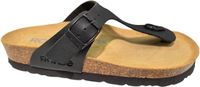 Rohde 5628 90 Teenslippers Zwart Leer Dames - Zwart - 43