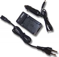 VHBW Camera accu snellader compatibel met Casio NP-60 accu