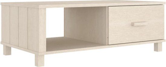 vidaXL Salontafel HAMAR 100x55x35 cm massief grenenhout honingbruin