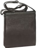 Harold's Leren Schoudertas Campo Messengerbag Upend Brown Donkerbruin
