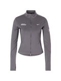 NIKE Trainingsjack 'SWIFT' grijs / lichtgrijs / zwart