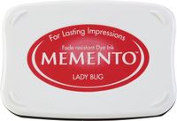 Tsukineko ME-000-300 Memento stempelinkt stempelkussen groot Lady Bug rood