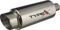 Sportuitlaat AutoStyle Sportuitlaat Universeel Type X Racing - Ø150mm - Angle Tip
