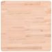 vidaXL Tafelblad vierkant 50x50x1,5 cm massief beukenhout