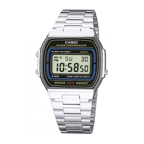 Casio Vintage A164WA-1V - Horloge - Zwart - Unisex