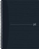 Oxford Spiraalblok Origin A4+ Lijn 140 Pagina's 90gr Zwart | 5 Stuks