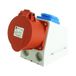 TP Electric Prise murale combinée, 5 pôles CEE, 16A, IP44, Schuko, 230V, numéro d'article 2670