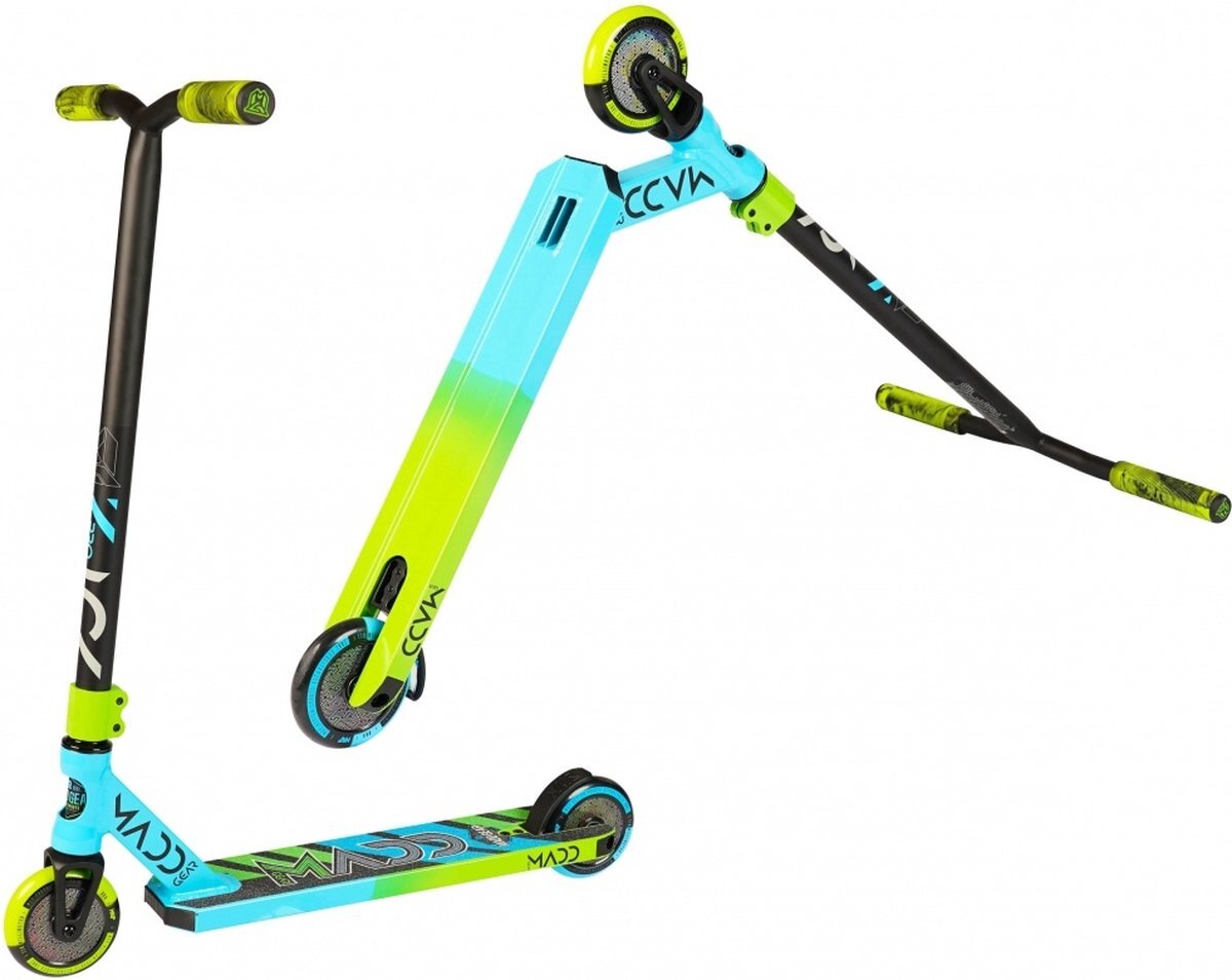 MADD GEAR Kick Pro - Blue/Green stuntstep