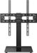 Unyqoos® Support TV réglable avec support pivotant et base en verre
