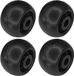 cyclingcolors 4x kunststof rollen 40mm zwarte rolgeleider rol meubel bed schuifdeur lade kast