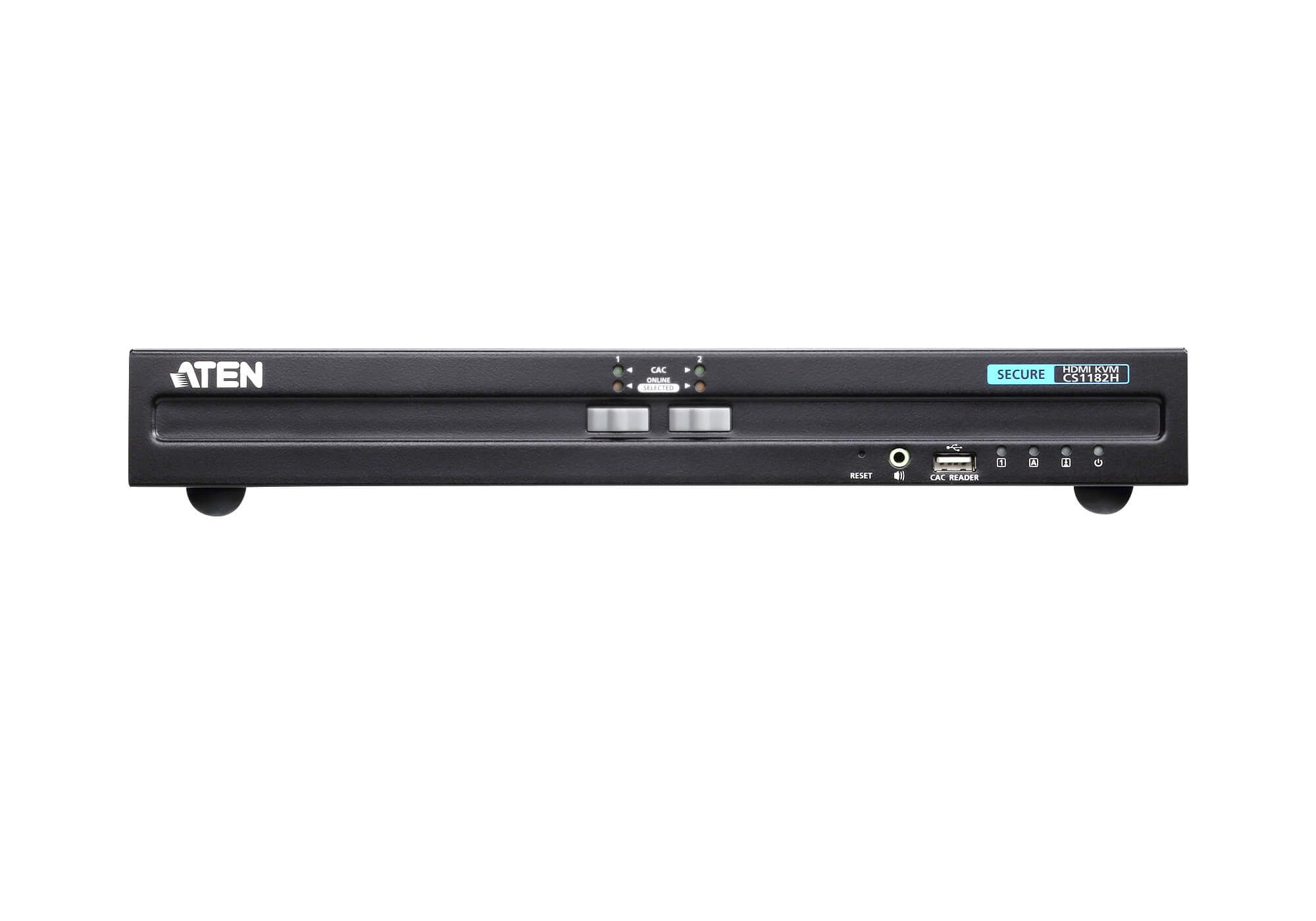 ATEN CS1182H-AT-G - 2-Poorts USB HDMI Beveiligde KVM Schakelaar (4K Ultra HD)