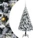 vidaXL Sapin de Noël artificiel avec 150 LED Blanc 150 cm PVC et Acier et Plastique