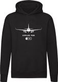 Sol's Airplane mode Hoodie - Zwart - Unisex - Maat M