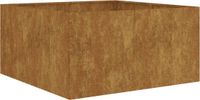 vidaXL Plantenbak 80x80x40 cm cortenstaal