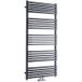 Hudson Reed Arch Moderne Sèche-serviettes avec raccordement central incurvé pour salle de bain | 120cm x 60cm - Anthracite