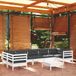 Maison Exclusive - Ensemble de jardin pour 8 personnes avec coussins, en pin blanc