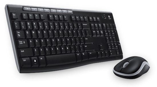 Logitech MK270 RF Draadloos Hebreeuws Zwart toetsenbord