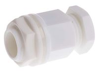 RS PRO Kabelschroefverbinding, M16 kunststof wit 7 mm/10,5 mm, IP55, verpakking van 5 stuks