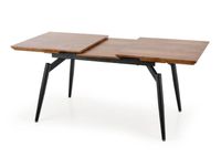 Bol Table à manger extensible gris et chêne 140-180cm