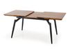 Bol Table à manger extensible gris et chêne 140-180cm
