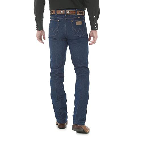 Wrangler Men's Jeans Cowboy Cut Slim Fit Jean - Rigid Indigo - 42W / 34L