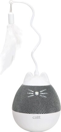 Catit PIXI Spinner - Kat - Wit/grijs - 23cm