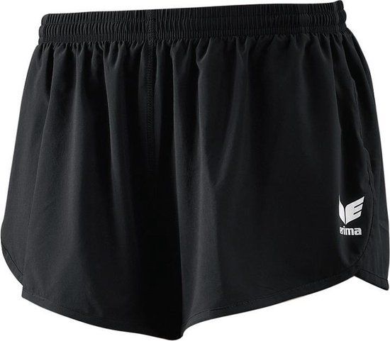 Erima Marathon Short Heren - Zwart Maat 7 (L) - Hardloopshort voor Mannen