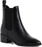 Tamaris Dames Chelseaboot 1-25306-47 Zwart Leer 39 EU