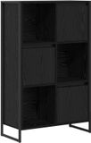 vidaXL Bibliothèque Chêne Noir Bois Composite 108,5 cm