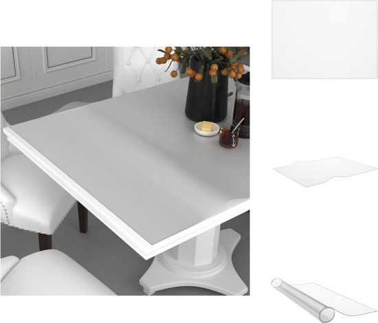 vidaXL Tafelbeschermer - 120x90 cm - 2 mm - PVC - Mat