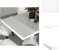 vidaXL nappe - 120x90 cm - 2 mm - PVC - mat