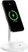 CHEROY PowerDuo Chargeur sans fil 2-en-1 - Station de charge Qi 15W - Compatible MagSafe - Smartphone et écouteurs - Blanc