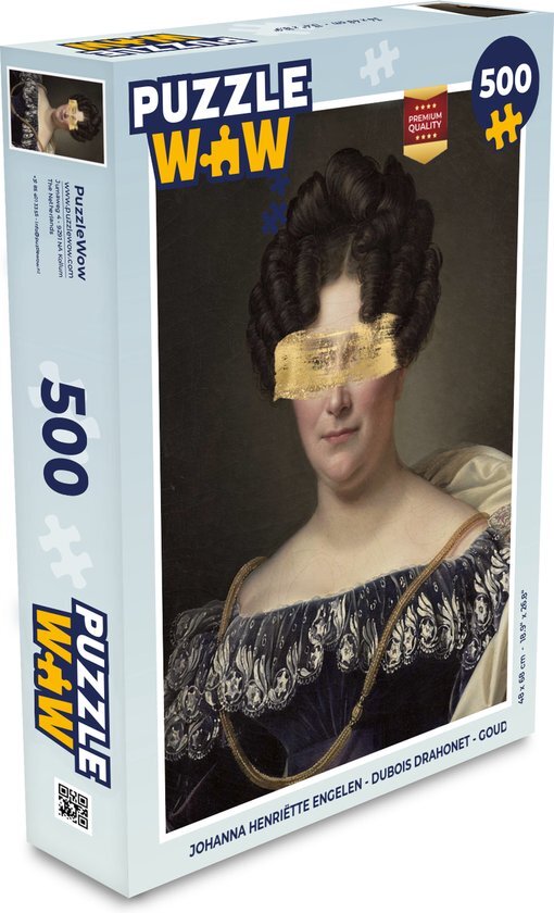 MuchoWow Puzzel Johanna Henriëtte Engelen - Dubois Drahonet - Goud - Legpuzzel - Puzzel 500 stukjes