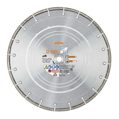 Stihl Accessoires diamant-doorslijpschijf, Ø 350mm, gietijzer, D-G80 - 08350707000