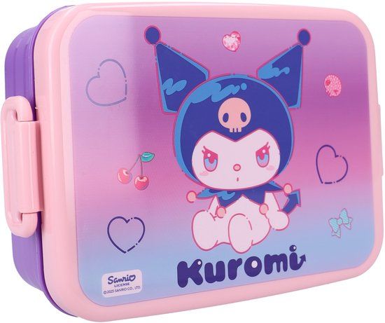 Kuromi Lunchbox Paars Kunststof