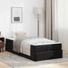 Maison Exclusive - Cadre de lit avec matelas Autre 2 pcs. Noir PVC