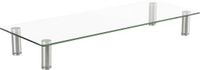 SpeaKa Professional Monitorstandaard Hoogte: 75 tot 90 mm Transparant